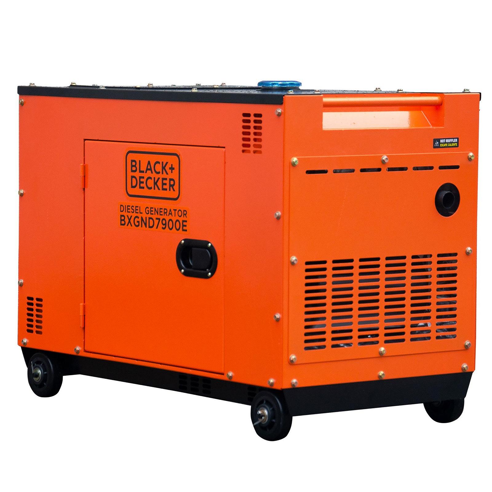 Дизельний генератор Black+Decker BXGND7900E 7,9 KVA Електростарт / Тихий / 3 Фази, фото №5