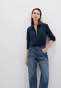 Купить Женская блузка MAVI LONG SLEEVE BLOUSE Dress Blue - S - Фото 1 Женская блузка MAVI LONG SLEEVE BLOUSE Dress Blue - S - Фото 1