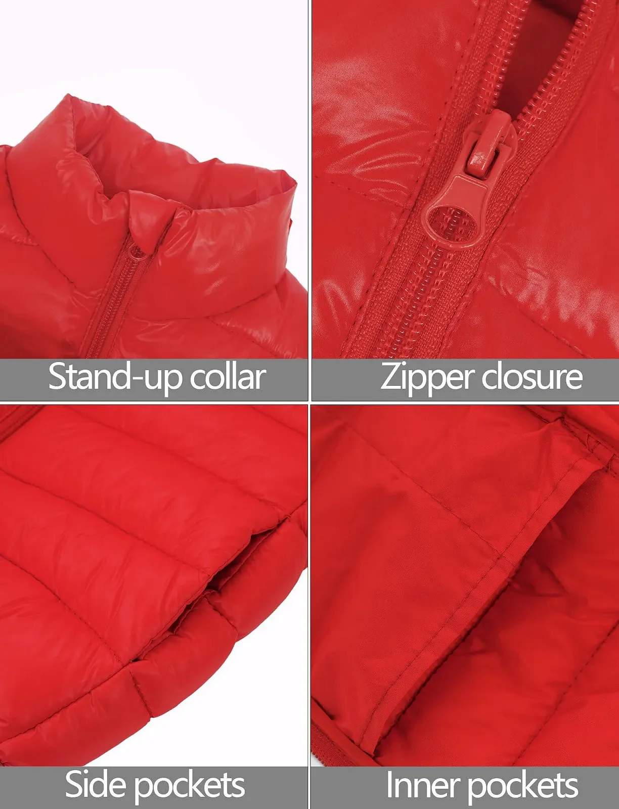 Жилет Happy Cherry Зимний детский утепленный жилет-стойка Ветрозащитная безрукавка Теплый стеганый жилет для малышей, фото №5