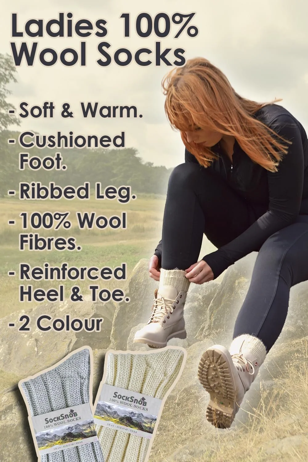 Шкарпетки Sock Snob Зима Однотонні, фото №6