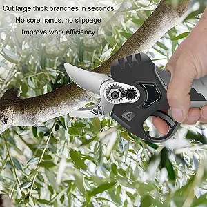 Електричний секатор Акумуляторний 40 мм Чорний synthetic.ua - Фото 1