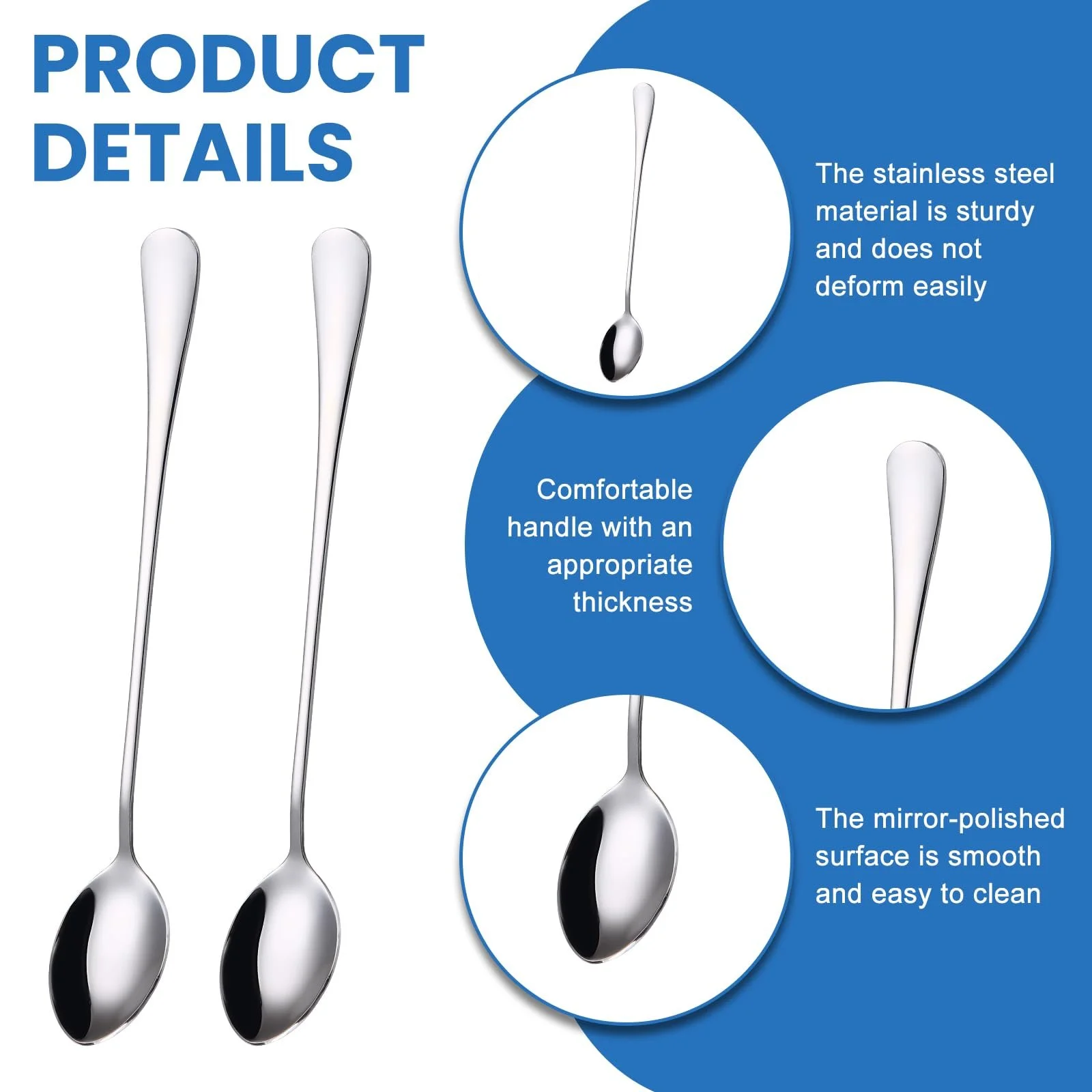 Набір ложок для лате макіато, 30 шт, фото №3