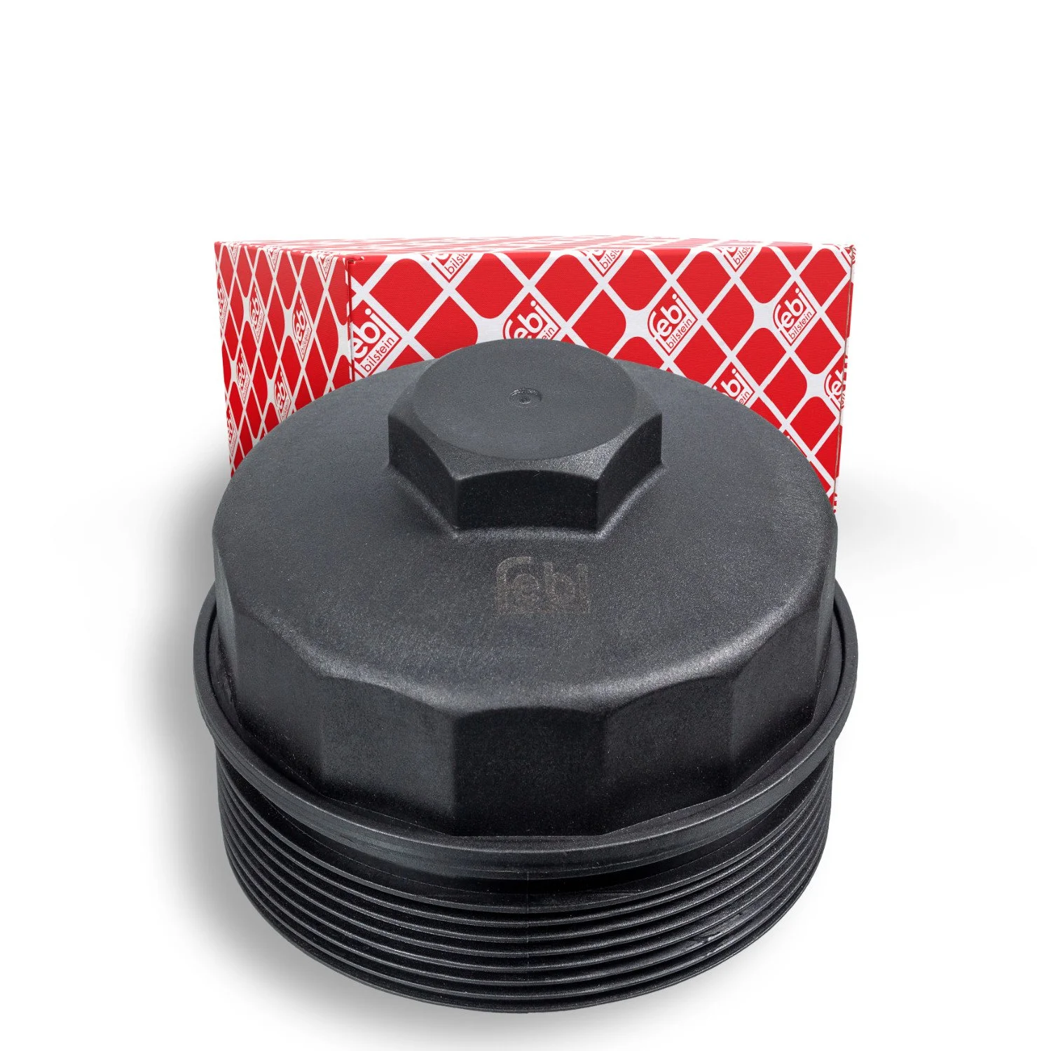 Крышка корпуса масляного фильтра FEBI BILSTEIN 107320 febi Plus для MAN MERCEDES-BENZ, фото №1 Крышка корпуса масляного фильтра FEBI BILSTEIN 107320 febi Plus для MAN MERCEDES-BENZ, фото №1