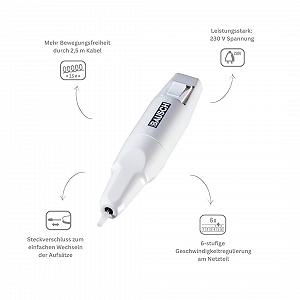 Набір для манікюру та педикюру Donau Elektronik Lady 0307 Multi-Colour synthetic.ua - Фото 1