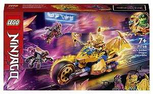 Дитячий конструктор LEGO Ninjago Мотоцикл Золотого Дракона Джея 137 деталей 71768 - Фото 1