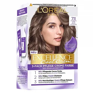 Стійка фарба для волосся L'Oréal Paris Excellence Cool Creme 7.11 Ультра Холодний Середній Блонд - Фото 1