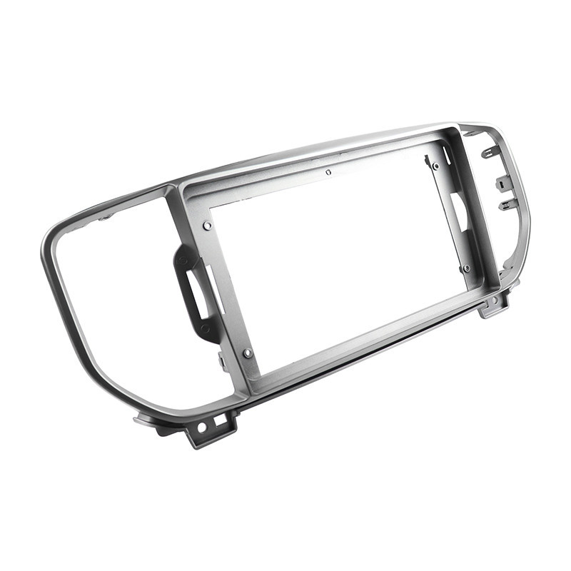 Переходная рамка 9 Lesko для KIA Sportage QL 2015-2018г./KX5 2016-2018г. Silver TK 0033 MB, фото №2