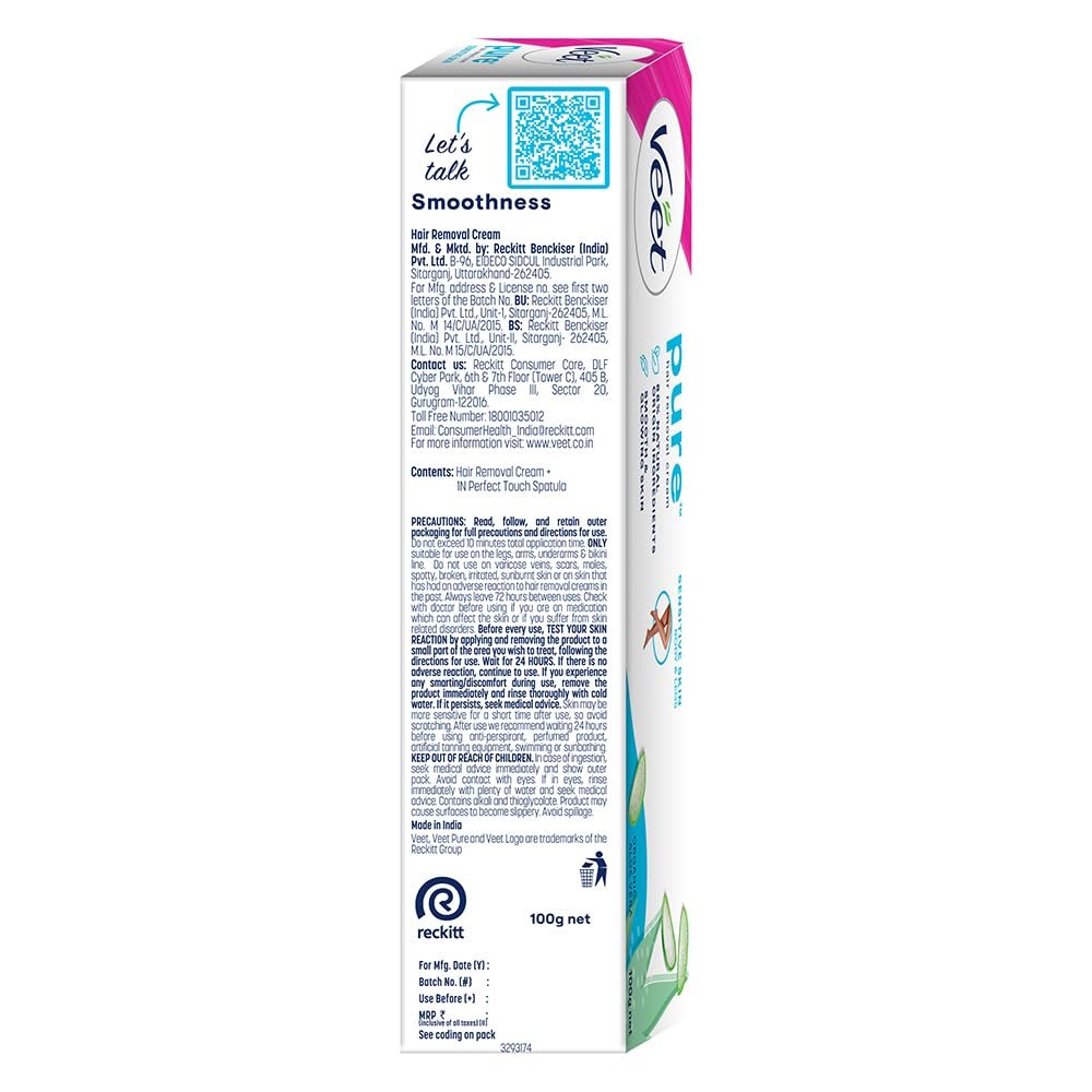 Крем для депиляции Veet Silk & Fresh для чувствительной кожи 100 г, фото №12