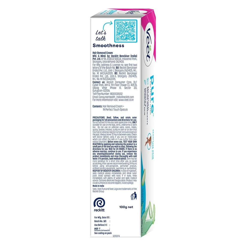 Крем для депіляції Veet Silk & Fresh для чутливої шкіри 100 г, фото №12