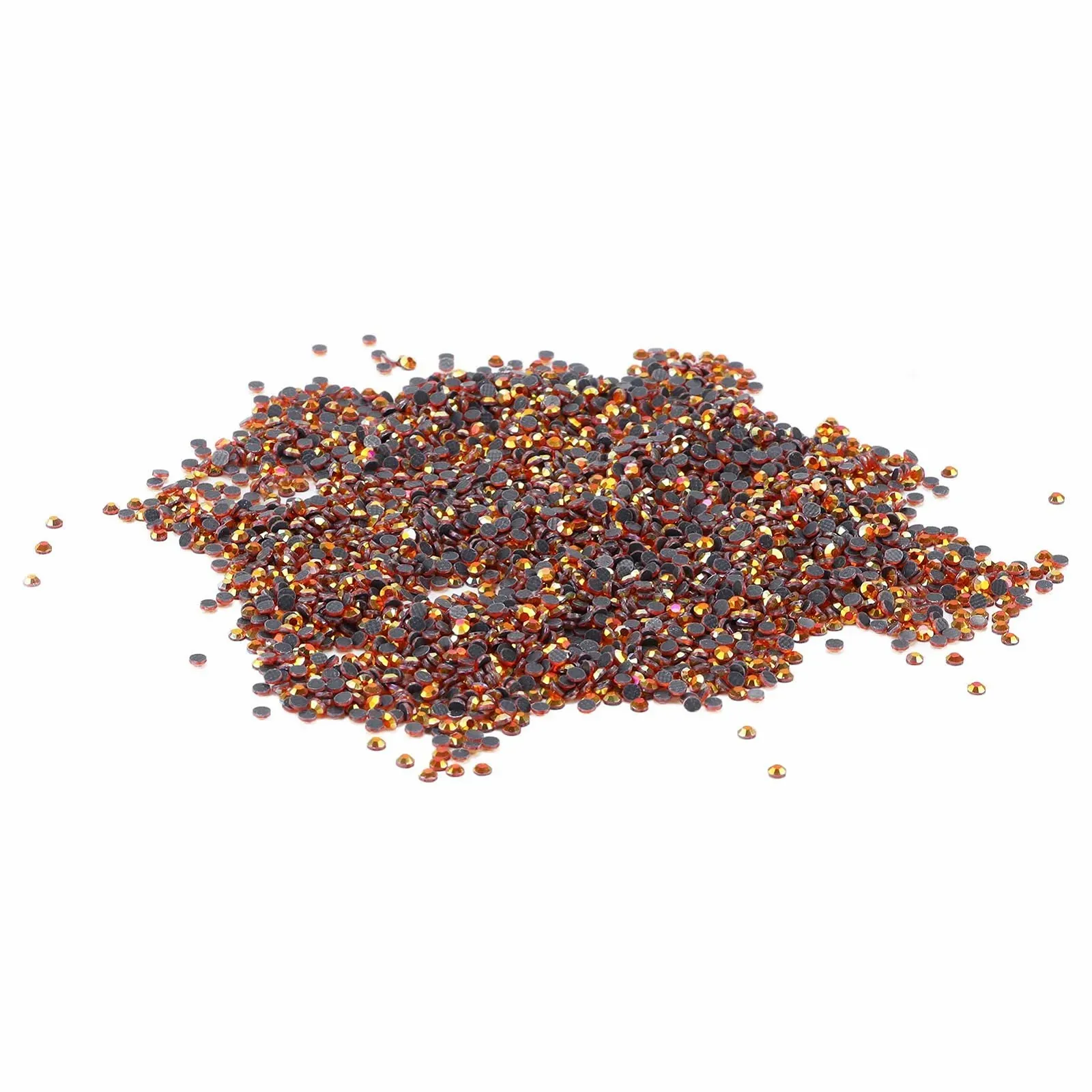 Стразы круглые Iridescent DIY 14400 штук, разноцветные, фото №7