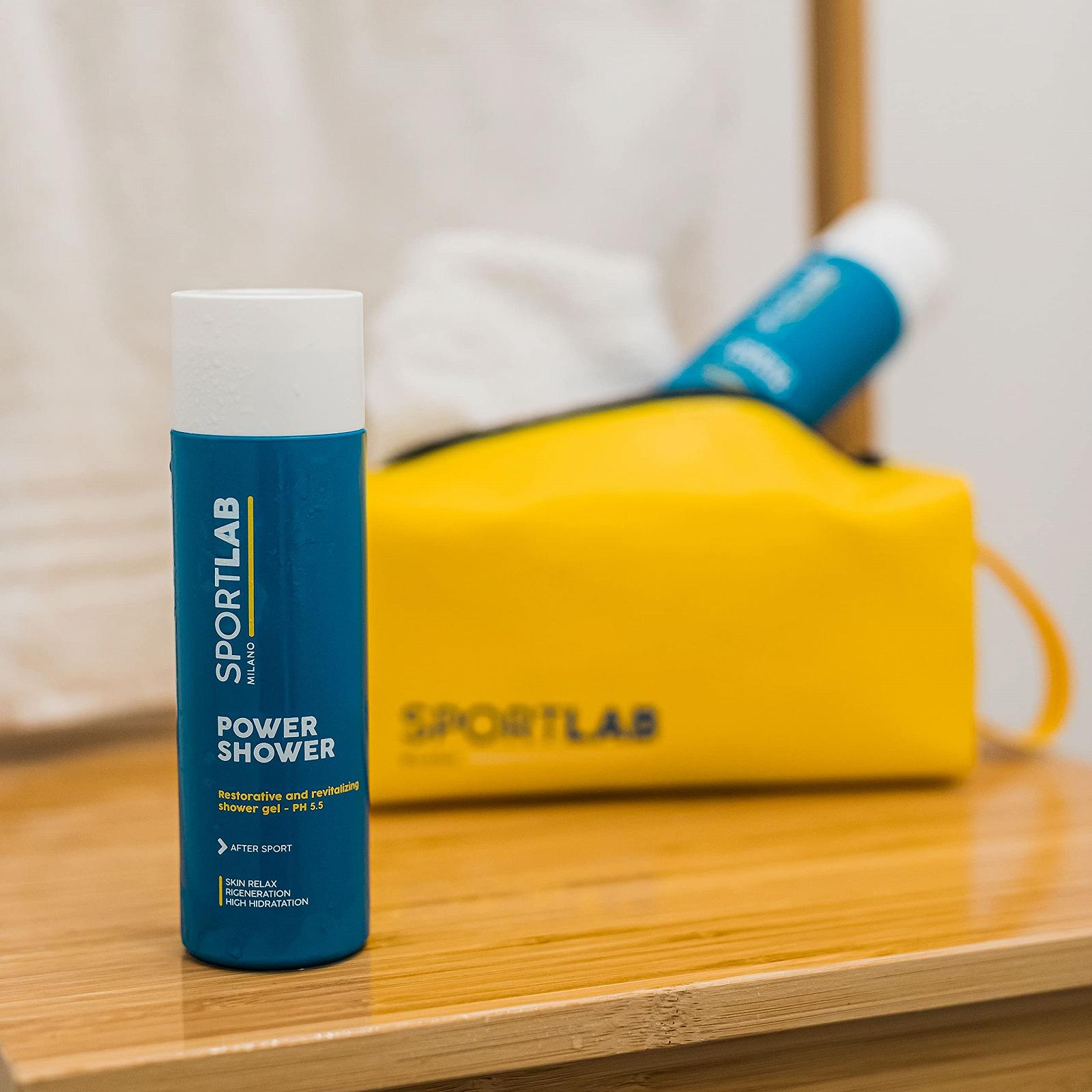 Гель для душу та волосся SPORTLAB Milano Power Shower регенеруючий pH 5.5 200 мл, фото №8