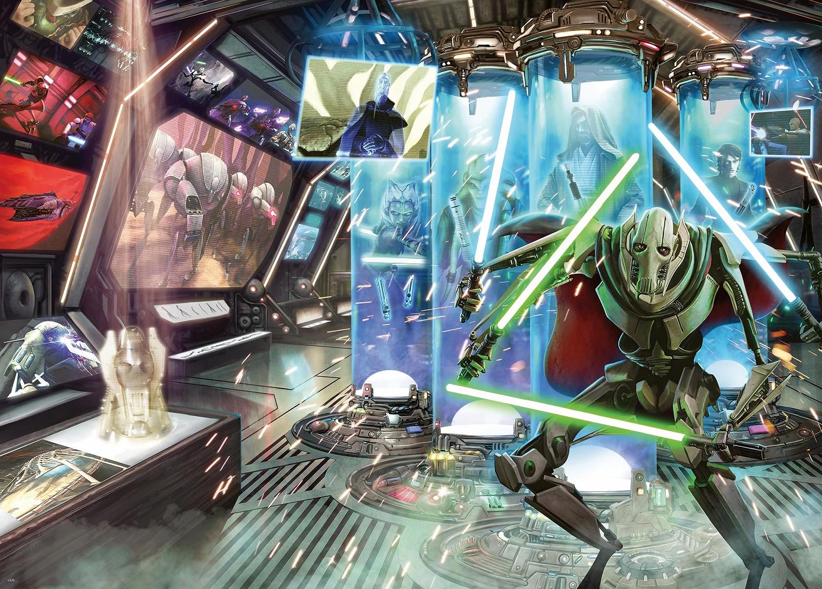 Пазл Ravensburger Star Wars Villainous 17342 General Grievous 1000 деталей 70 x 50 см от 14 лет, фото №1