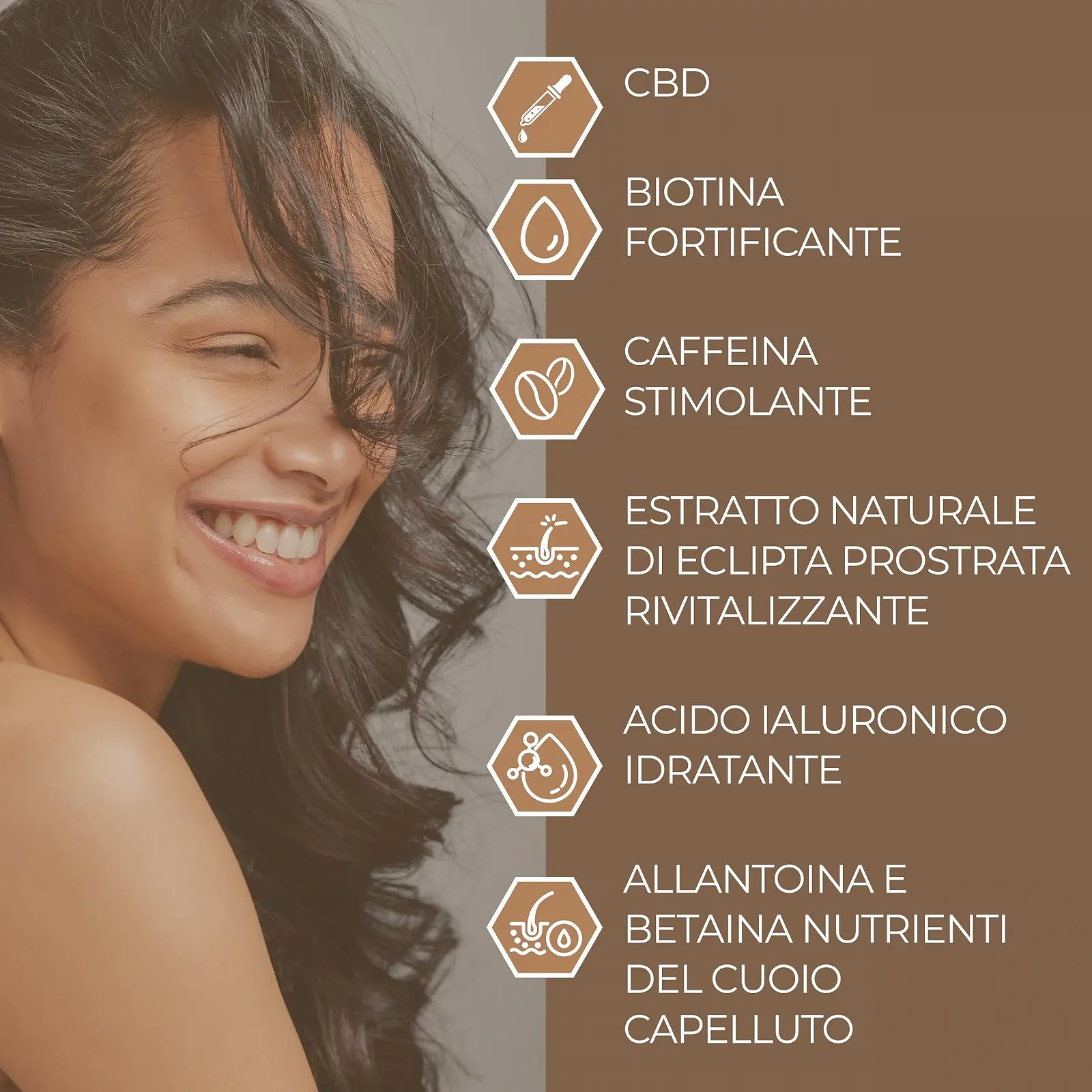 Сироватка Essentialnio Відновлююча для волосся з CBD та гіалуроновою кислотою, 50 мл, фото №3