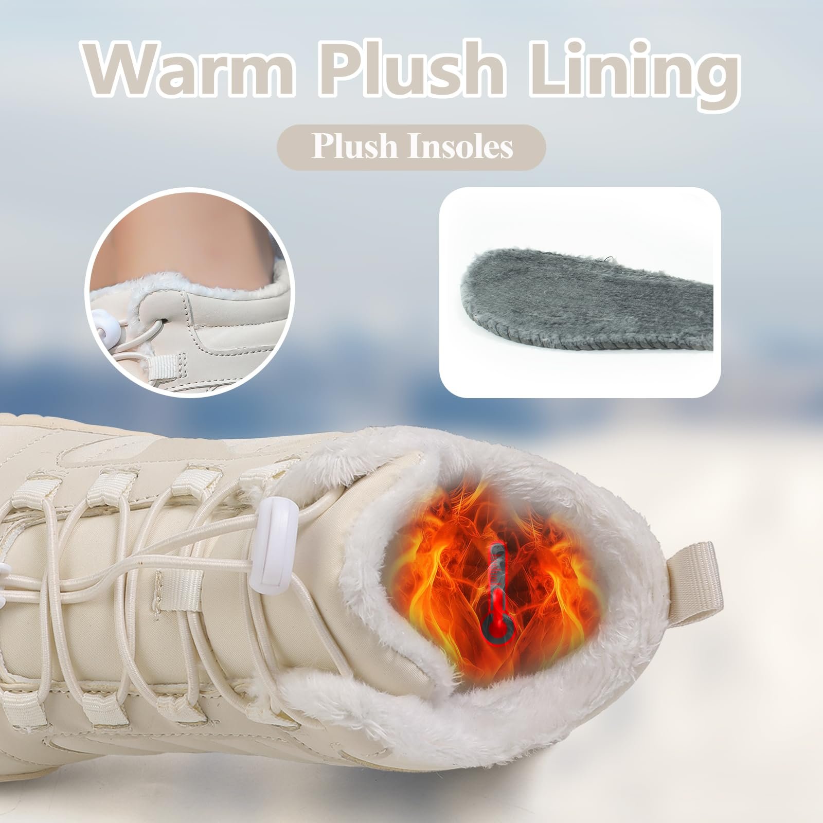 Черевики FlexEase Унісекс зимові утеплені для чоловіків водовідштовхувальні, фото №4