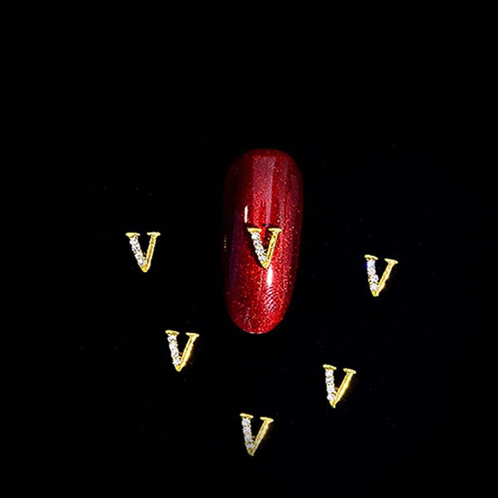 3D Металеві Прикраса для манікюру Літери від A до Z 26 шт., фото №9