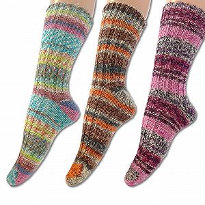 Носки Frida's Wollhaus Frida's, набор 3 шт., разноцветные, размер 36-40 - Фото 1