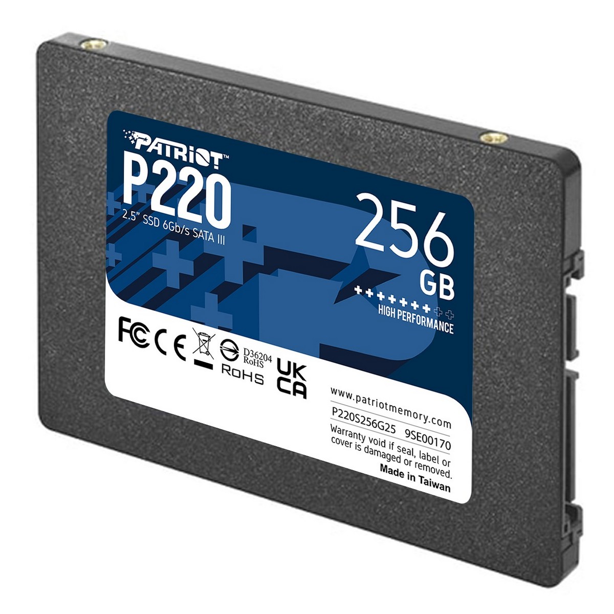 Накопичувач SSD Patriot P220 256GB 2.5" SATAIII TLC (P220S256G25), фото №2