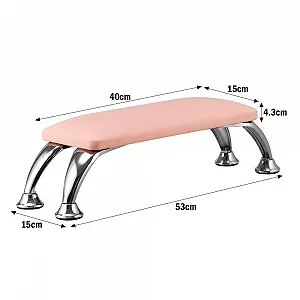 Подставка для рук Кожаная Подушка для маникюра Салона розовая synthetic.ua - Фото 1