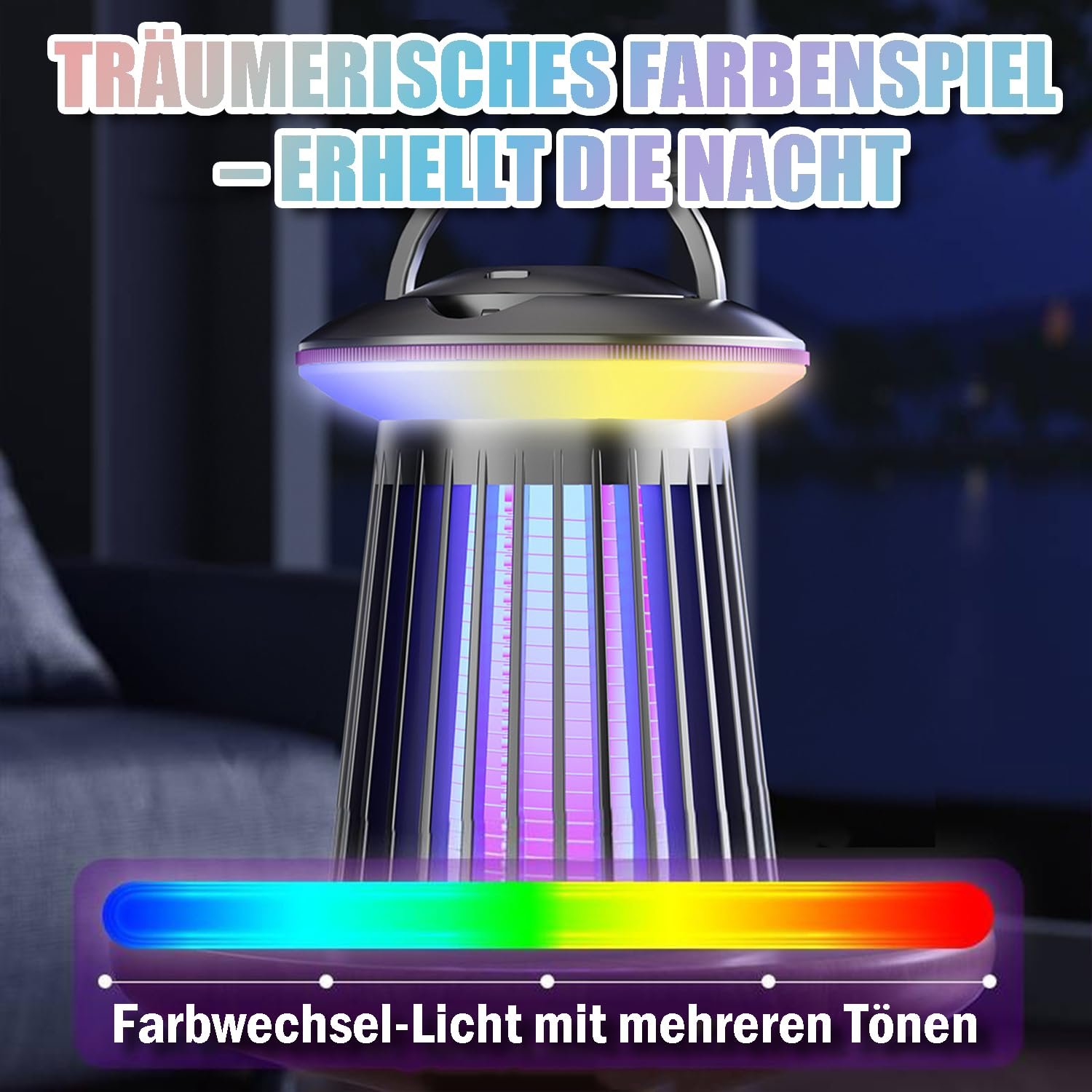 Знищувач комах Sadodo UV Camping з LED-підсвічуванням акумуляторний, фото №6