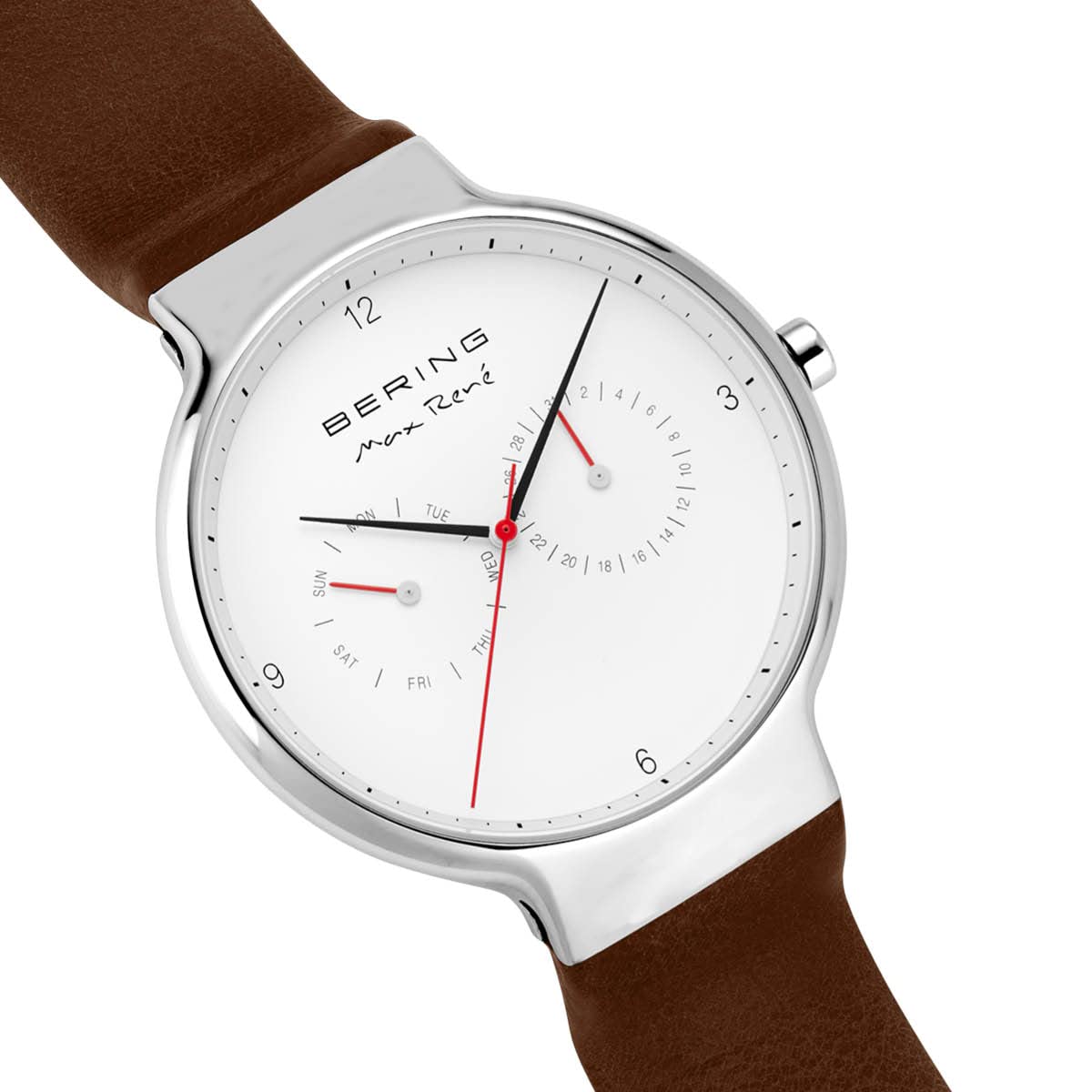 Мужские часы BERING Max René Collection Quartz с силиконом и сапфировым стеклом 15542-XXX, фото №4