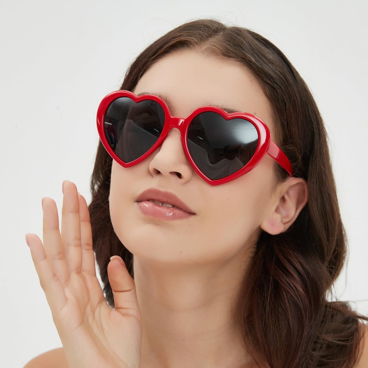 Сонцезахисні окуляри Поляризовані Великі Серце Ретро, фото №5