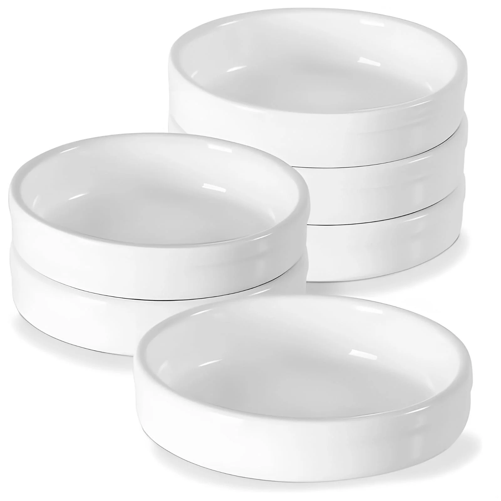 Рамекины 6 шт. керамические 11,4 x 3,5 см круглые для кухни и ресторана, фото №4