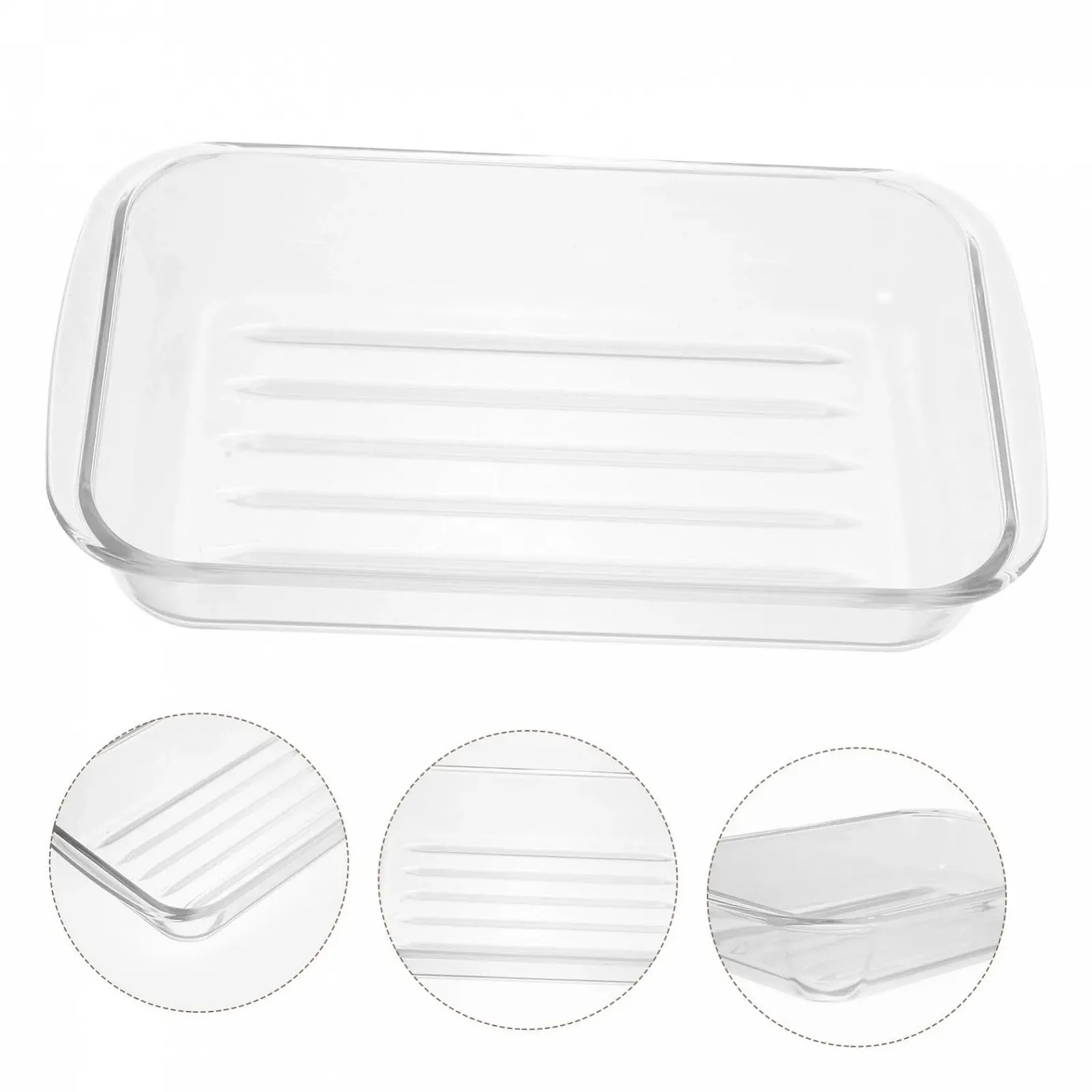 Форма для запікання скляна термостійка для духовки та мікрохвильової печі, легка та міцна, фото №9