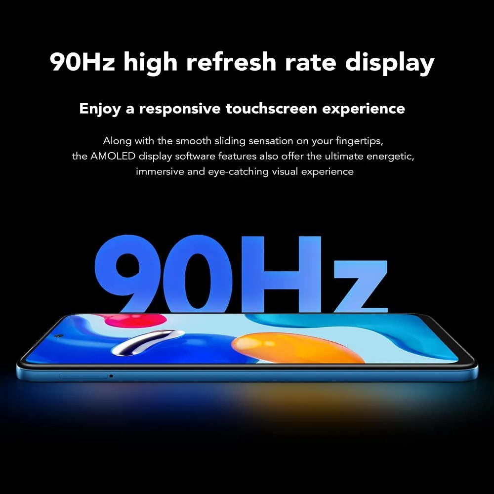 Смартфон Xiaomi Redmi Note 11S 6/64GB 6,43" AMOLED 108 MP Blue, фото №4