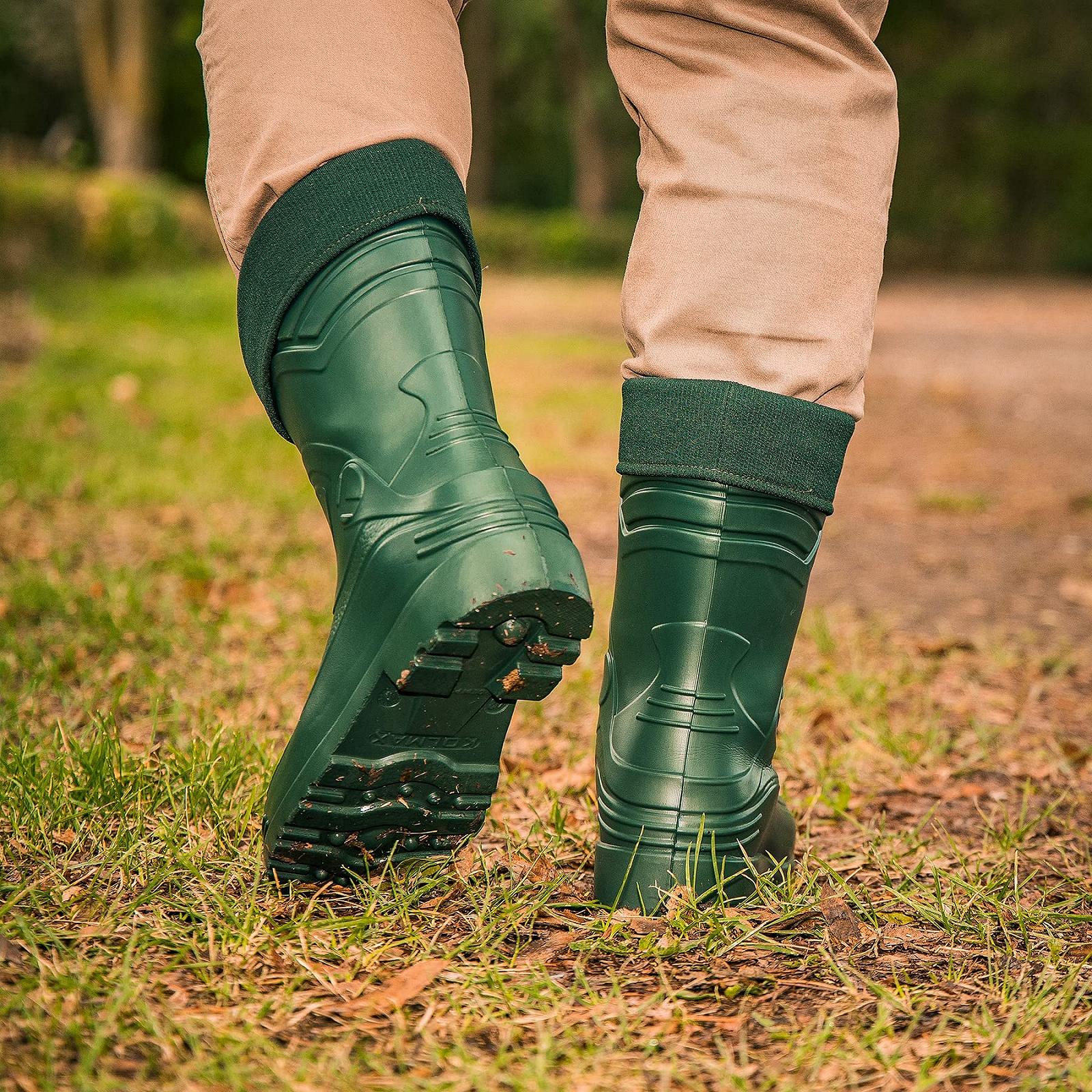 Ботинки CLIMBR Ultralight Lined Wellington Boots Мужские EVA Thermo 40-49 Тёплые Короткий голенище Зимние Рабочие с утеплителем, фото №6