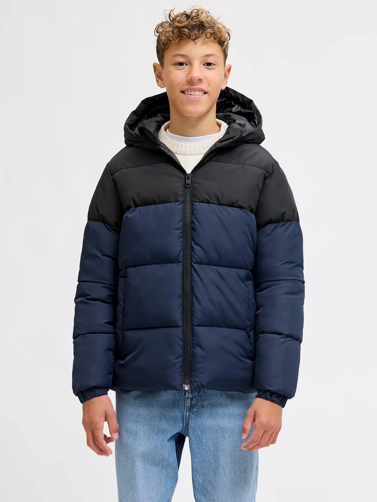 Куртка стьобана для хлопчика JACK & JONES Junior, фото №2