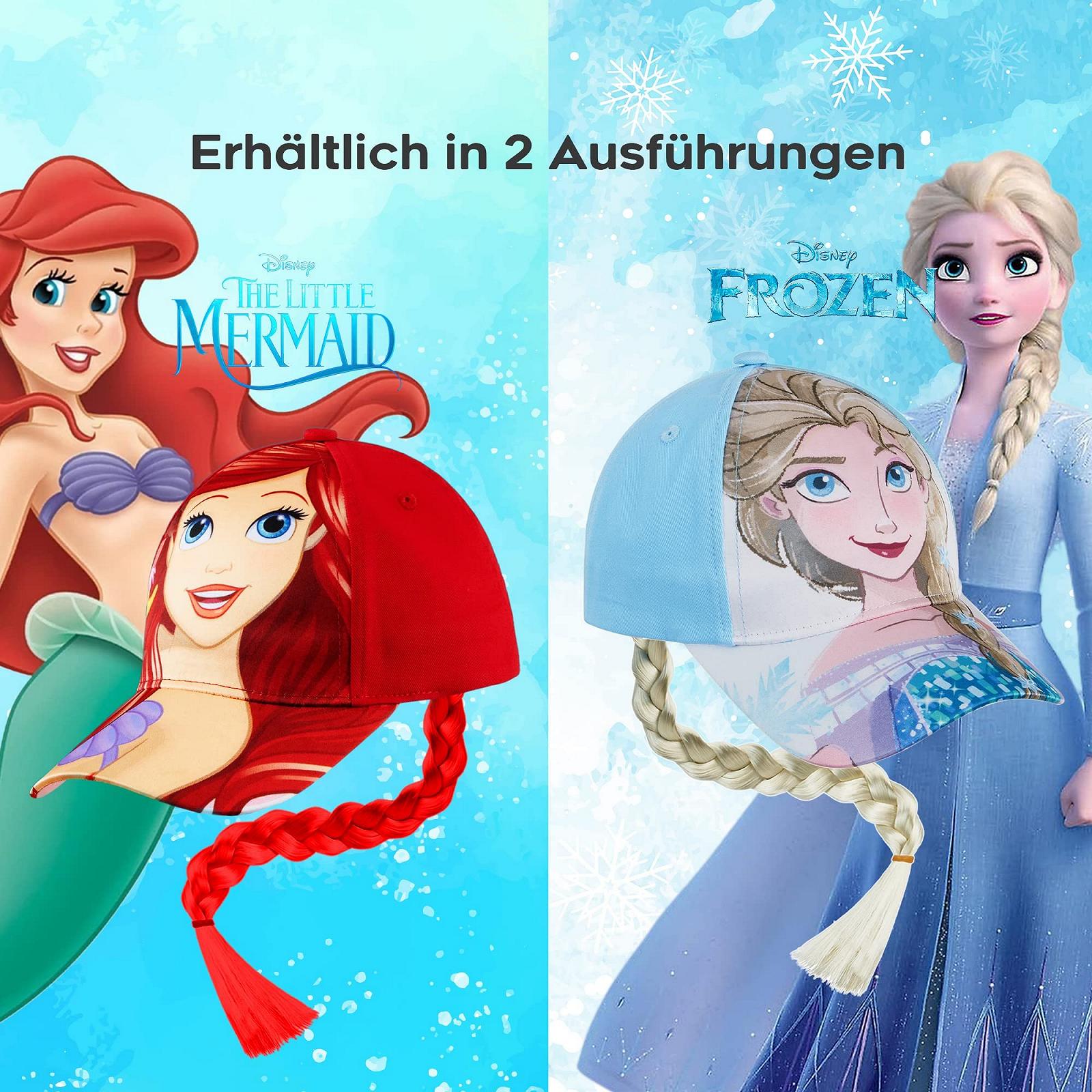 Бейсболка Disney Princess Collection для дівчаток One Size зі знімною косою, фото №6