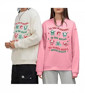 Свитшот Santa To The Window To The Wall Santa Shirt Dancing Santa synthetic.ua - Фото 1