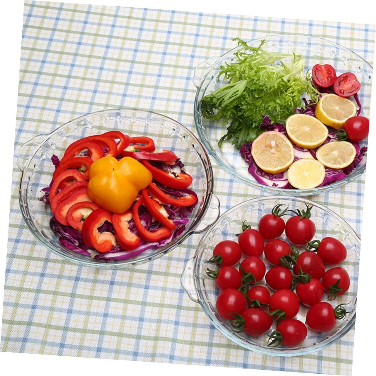 Форма для запекания Стеклянная Круглая Термостойкая Прозрачная, фото №5 Форма для запекания Стеклянная Круглая Термостойкая Прозрачная, фото №5