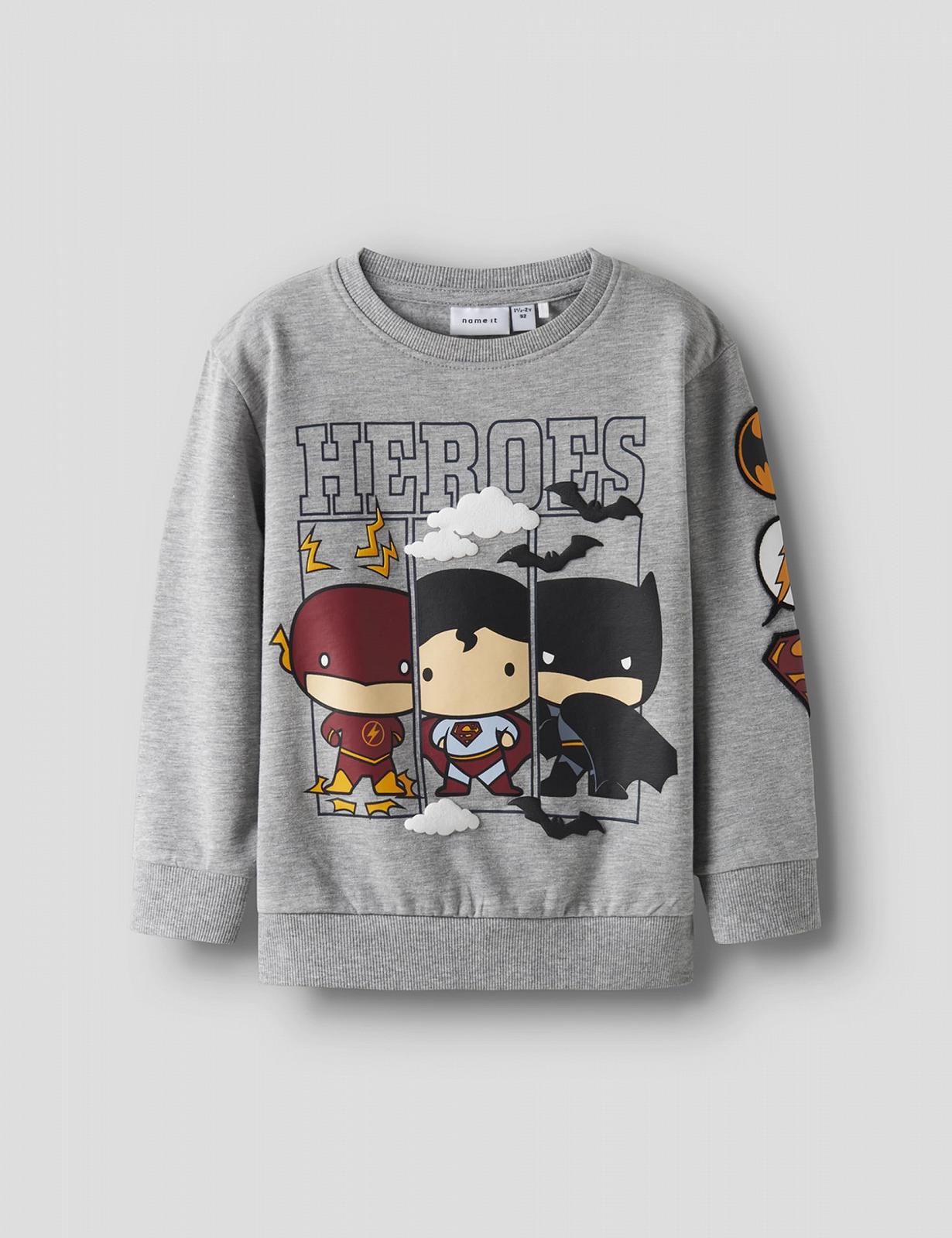 Толстовка NAME IT Nmmosmus Batman Nreg Sweat Bru Wab, фото №3