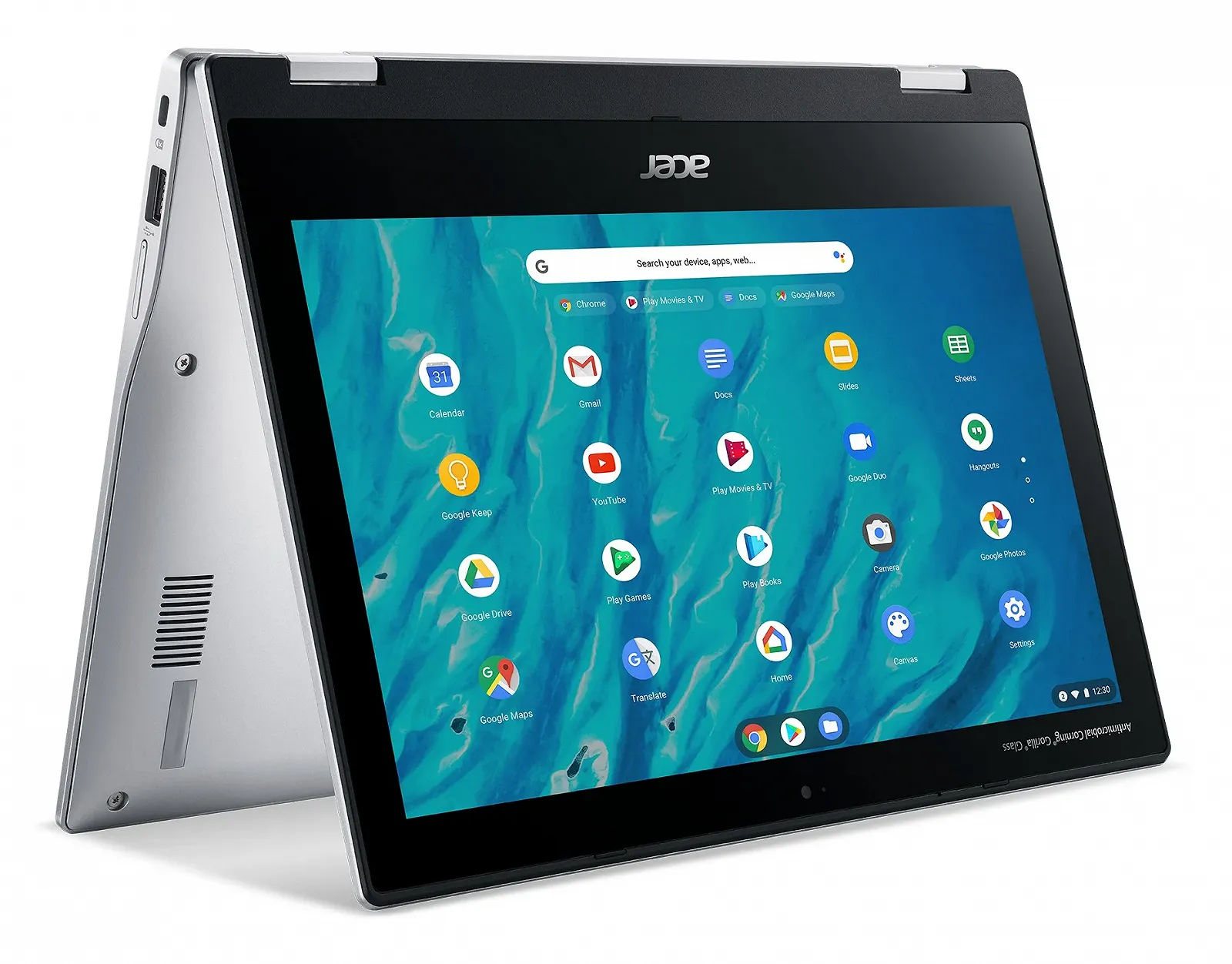 Сенсорный ноутбук 11.6" Acer Chromebook Spin 311 CP311-3H-K5M5 MediaTek MT8183 RAM 4GB eMMC 64GB 15год батарея Chrome OS (UKR), фото №4