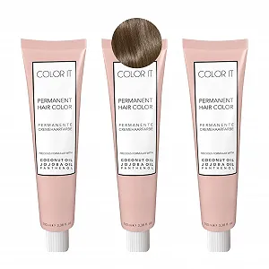 Стійка фарба для волосся COLOR.IT by BM 7.0 Середній блонд, 3 x 100 мл - Фото 1