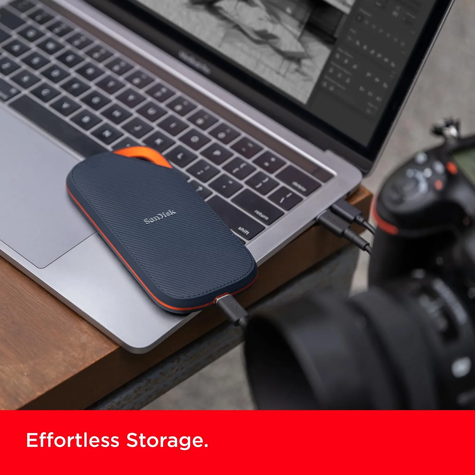 Портативний SSD-накопичувач SanDisk Extreme PRO 2TB USB4 IP65, фото №5 Портативний SSD-накопичувач SanDisk Extreme PRO 2TB USB4 IP65, фото №5