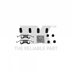 Комплект аксесуарів, гальмівні колодки NK 79331843, задня вісь, передня вісь - Фото 1