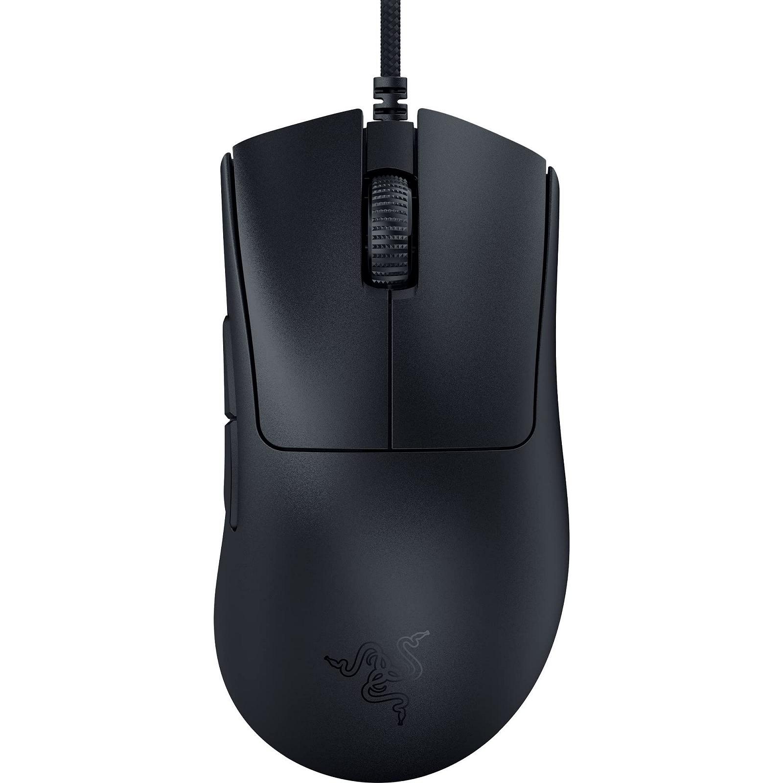 Мышь Razer DeathAdder V3 Esports Эргономичная (сверхлегкая конструкция 59 г, оптический сенсор 30K, оптический переключатель Gen-3, технология HyperPolling 8000 Гц, кабель Speedflex) Черный, фото №1