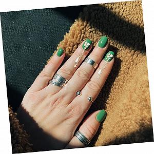 Аксессуары для ногтей 3 шт с жемчугом, блестками и цирконами для дизайна ногтей, креативные цепочки и бантики для фестивалей и особых случаев, случайный стиль synthetic.ua - Фото 1