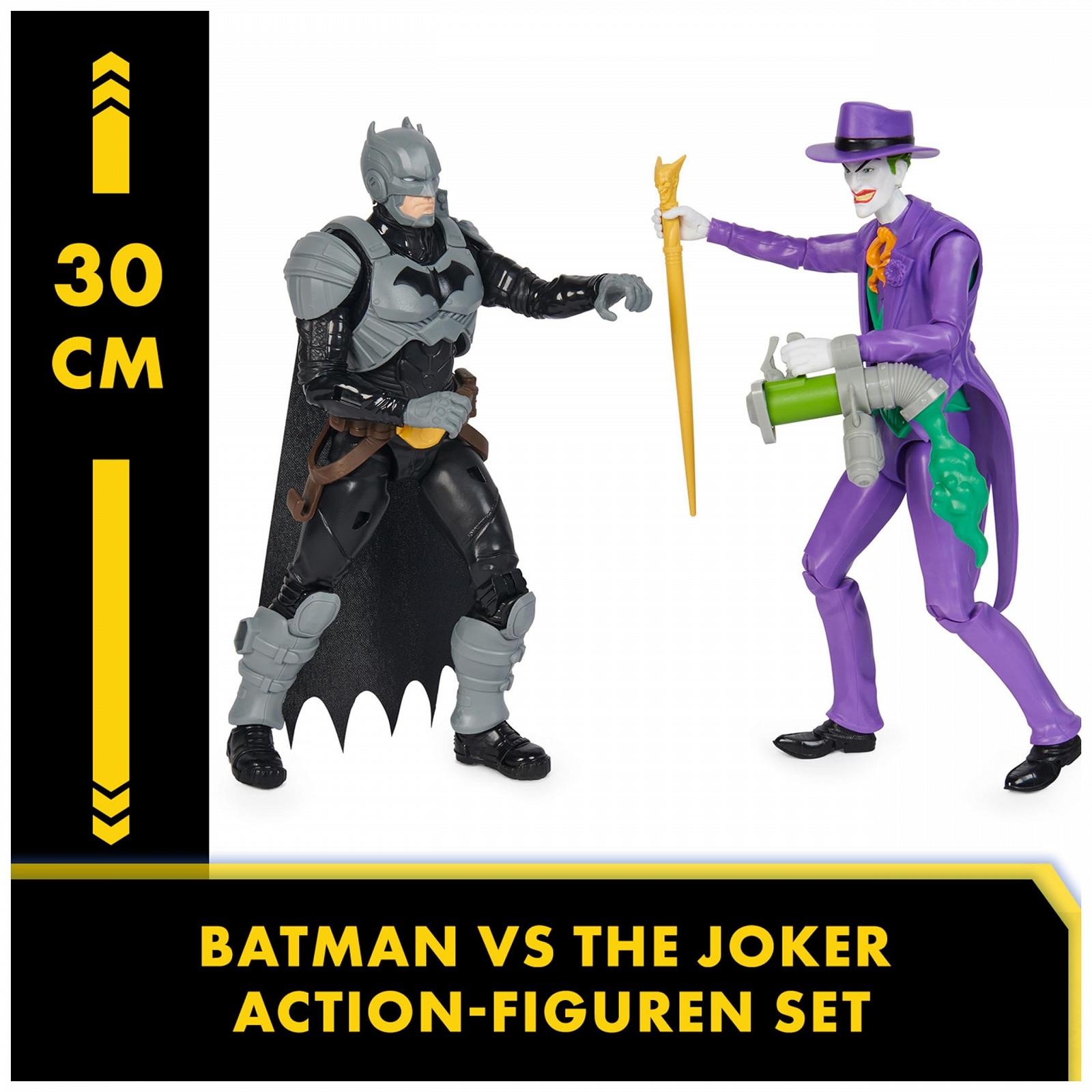 Набір фігурок DC Batman Adventures Бетмен проти Джокера, 30 см, 2 рухомі фігурки, 12 аксесуарів, фото №3