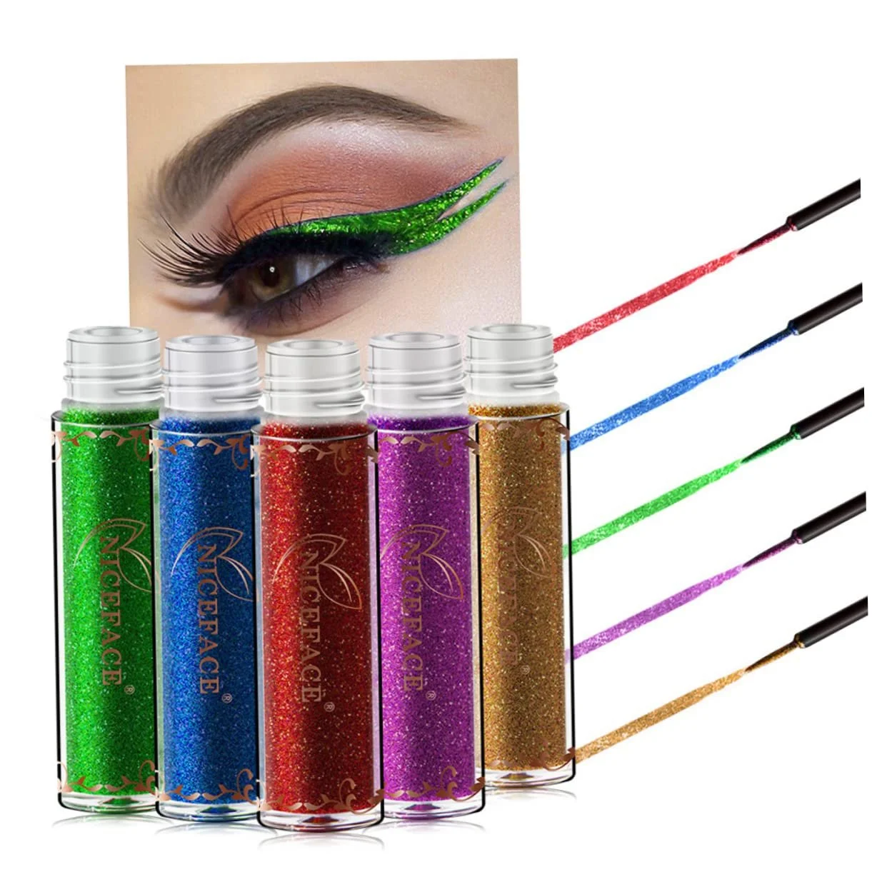 Рідка Eyeliner minkissy 2St Barvystyi Vodostіjkyj Metalіc, фото №6 Рідка Eyeliner minkissy 2St Barvystyi Vodostіjkyj Metalіc, фото №6