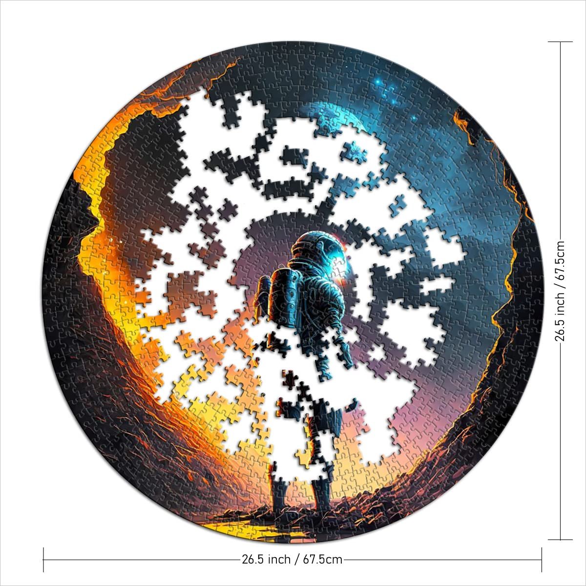 Пазл Universe Astronaut Круглый 1000 деталей 67,5 x 67,5 см, фото №5