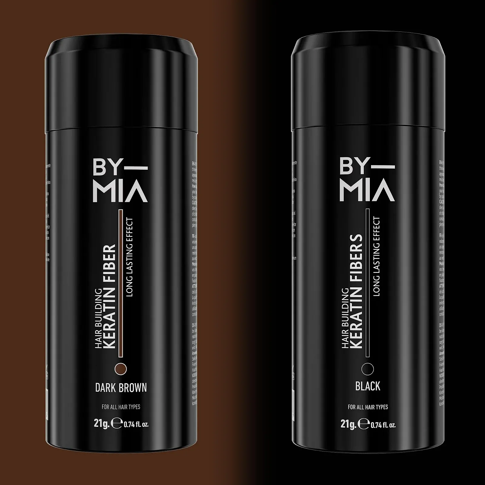 Волокна кератинові для волосся BY MIA 21 г Коричневий, фото №5 Волокна кератинові для волосся BY MIA 21 г Коричневий, фото №5