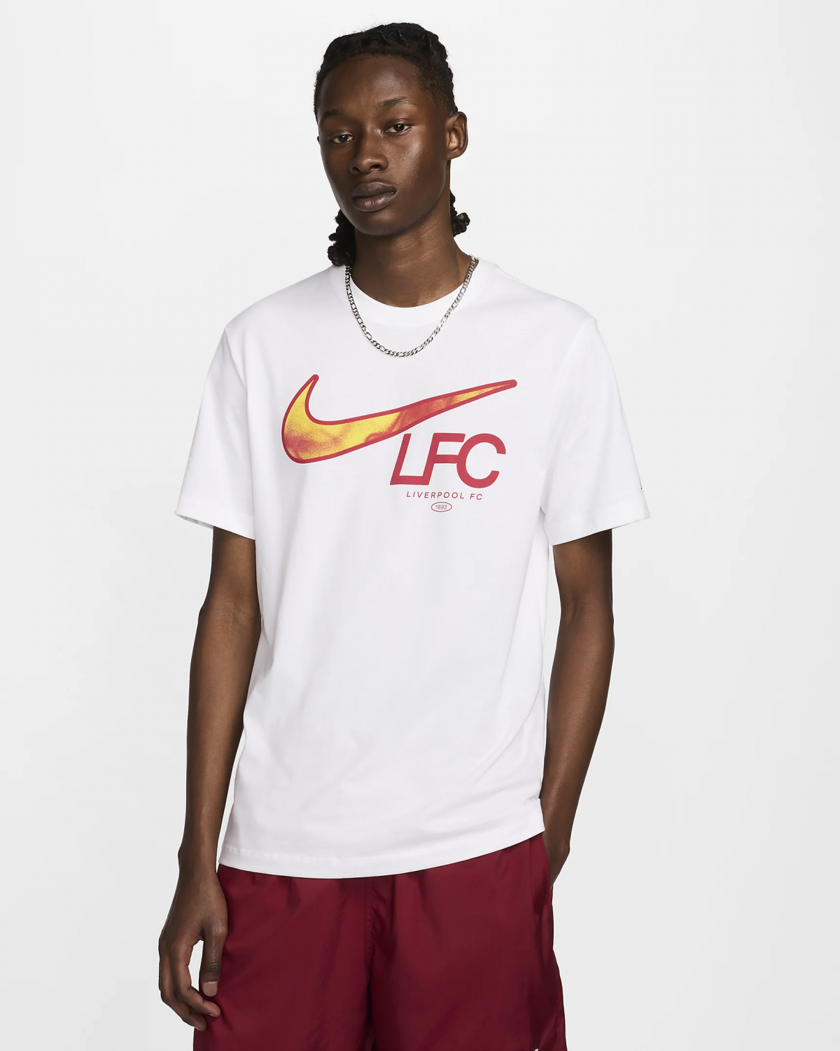 Футболка Nike LFC M NK SWOOSH TEE FV8557-100 Белый XL, фото №1