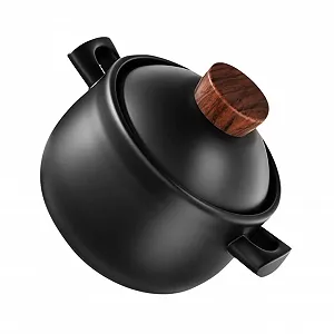 Кастрюля BESTYASH Керамическая Большая вместимость Для газовой плиты С крышкой - Фото 1