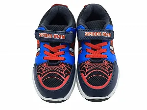 Кроссовки Marvel Spiderman для мальчиков Сине-красные с мигающими огнями Размер 7-12 synthetic.ua - Фото 1