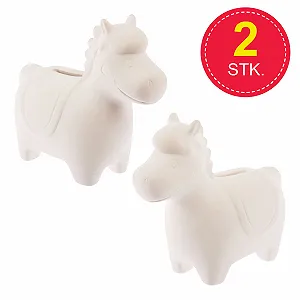 Копилка Baker Ross FX697 Лошадь Керамическая 2 шт. Набор для творчества synthetic.ua - Фото 1