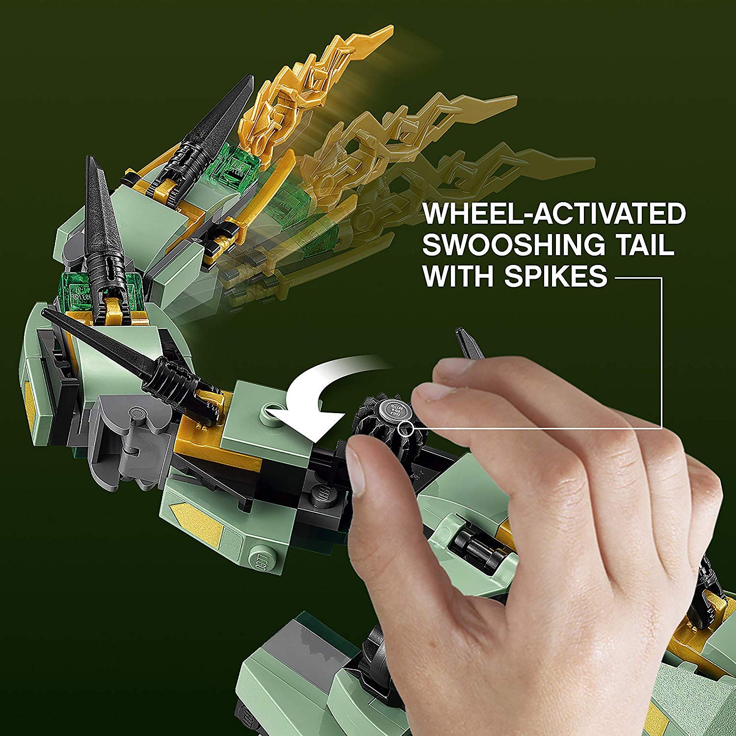 Конструктор LEGO Ninjago 70612 Мех Дракон Зеленого Ниндзя, фото №6