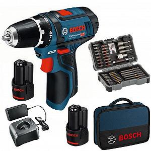 Дрель-шуруповерт BOSCH GSR 12V-15 Cordless Drill 2x 2.0Ah GSR12V15 - Фото 1